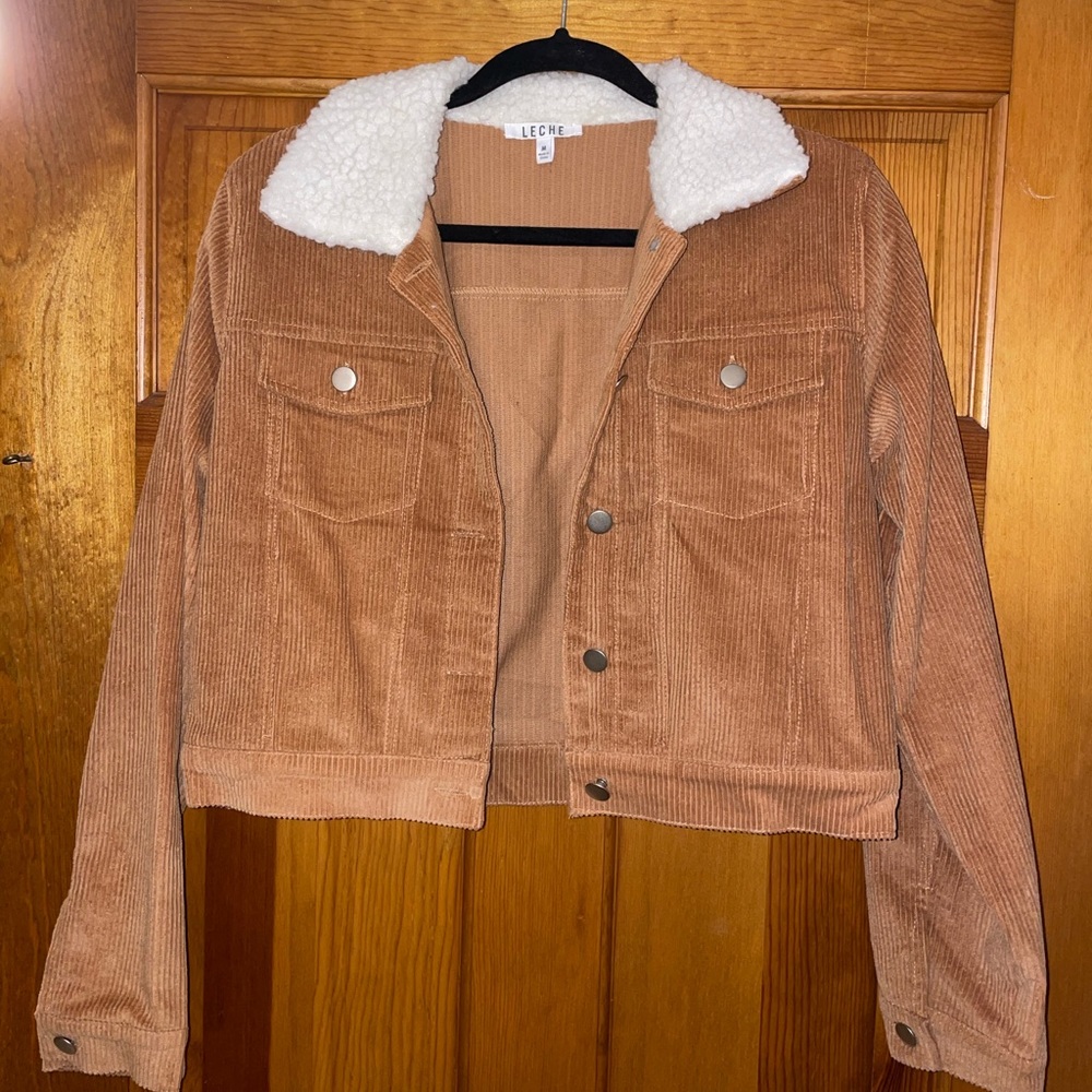 Cropped Corduroy Jacket (M)